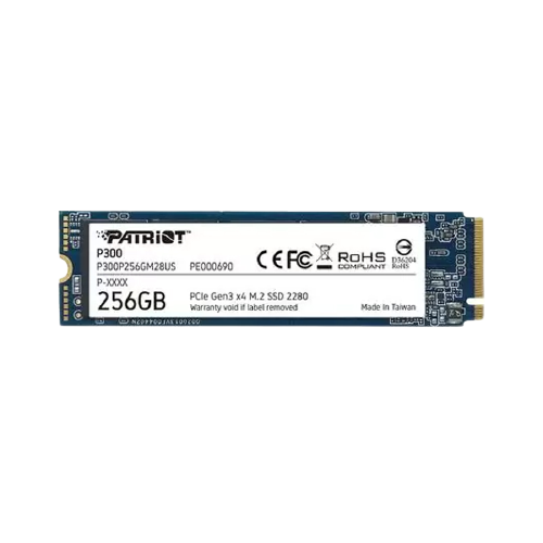 SSD, PATRIOT P300, M.2 256GB, GEN 3X4 NVME