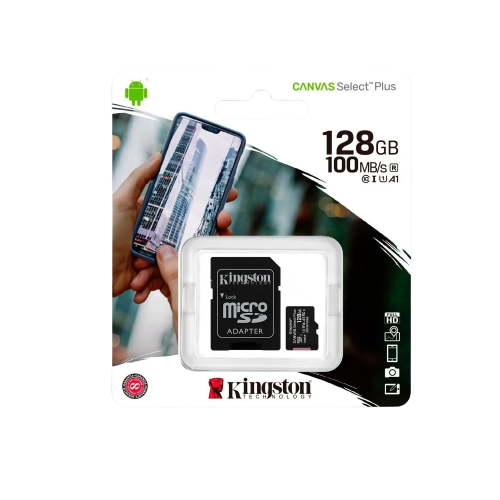 MICRO SD , KINGSTON, 128GB CLASS 10